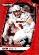 Ashton Gillotte #48 Rookie Card 2025 Panini Prizm Draft Picks Prizms Ruby Wave