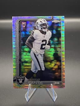 Ashton Jeanty / Cam Skattebo #DA-JS Rookie Card 2025 Topps Chrome Football Dual Autographs
