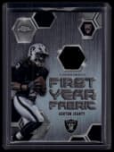 Ashton Jeanty #FYF-AJ Rookie Card 2025 Topps Chrome Football First Year Fabric