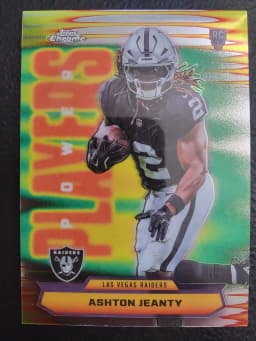 Ashton Jeanty #PP-14 Rookie Card 2025 Topps Chrome Football Power Players