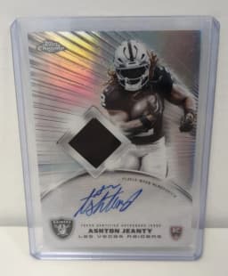 Ashton Jeanty #RPA-AJ Rookie Card 2025 Topps Chrome Football Topps Chrome Rookie Patch Autographs
