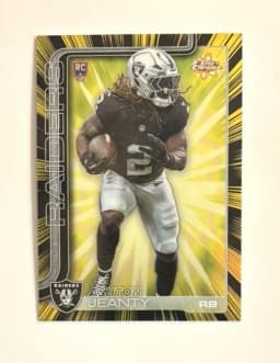 Ashton Jeanty #RR-3 Rookie Card 2025 Topps Chrome Football Chrome Radiating Rookies
