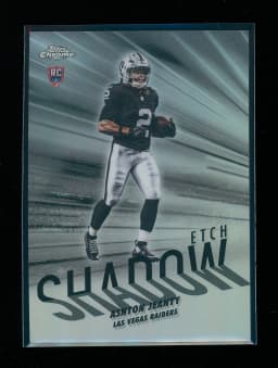 Ashton Jeanty #SE-18 Rookie Card 2025 Topps Chrome Football Shadow Etch