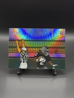 Ashton Jeanty #TECMO-18 Rookie Card 2025 Topps Chrome Football Tecmo Super Bowl