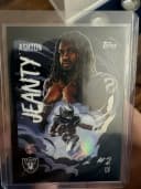 Ashton Jeanty #UV-3 Rookie Card 2025 Topps Chrome Football Ultra Violet