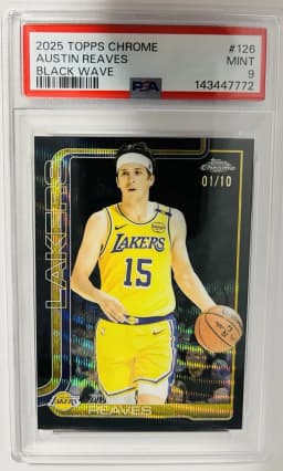 Austin Reaves #126 2025-26 Topps Chrome Basketball