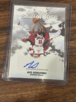 Ayo Dosunmu #SWS-AD 2025-26 Topps Chrome Basketball Sky Write Signatures