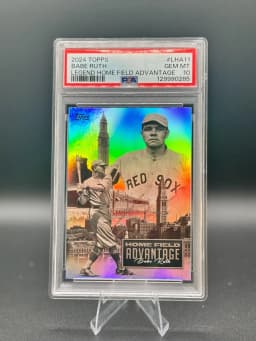 Babe Ruth #LHA-11 2024 Topps Update Series Baseball Legendary Home Field Advantage