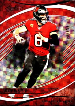 Baker Mayfield #61 2025 Panini Absolute Orange Mosaic