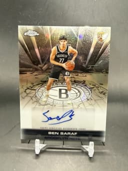 Ben Saraf #TAIR-BS Rookie Card 2025-26 Topps Chrome Basketball Topps Autograph Issue Rookies