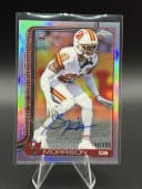 Benjamin Morrison #RA-BM Rookie Card 2025 Topps Chrome Football Rookies Autograph Variation