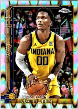 Bennedict Mathurin #93 2025-26 Topps Chrome RayWave Refractor
