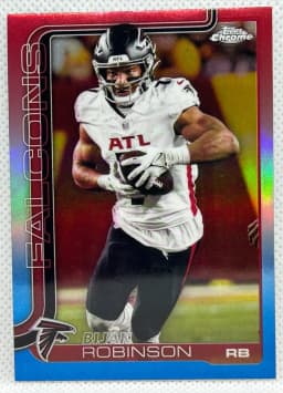 Bijan Robinson #16 2025 Topps Chrome Football