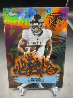 Bijan Robinson #UL-14 2025 Topps Chrome Football Urban Legends
