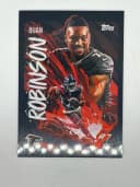 Bijan Robinson #UV-18 2025 Topps Chrome Football Ultra Violet