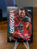 Bijan Robinson #UV-18 2025 Topps Chrome Football Ultra Violet