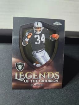 Bo Jackson #LOG-17 2025 Topps Chrome Football Legends of the Gridiron