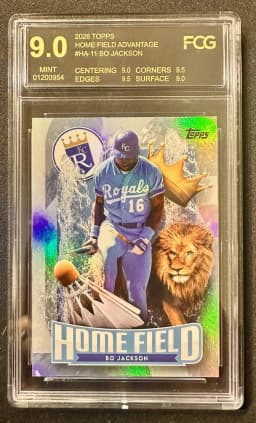 Bo Jackson #HA-11 2026 Topps Series 1 Baseball Home Field Advantage