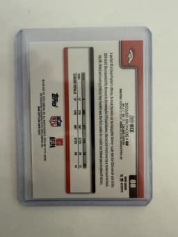 Bo Nix #BA-BN 2025 Topps Chrome Football Base Cards Autograph Variation