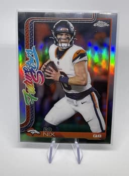 Bo Nix #FS-15 2025 Topps Chrome Football Future Stars