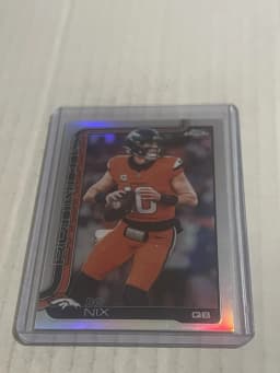 Bo Nix #FSA-BN 2025 Topps Chrome Football Future Stars Autographs