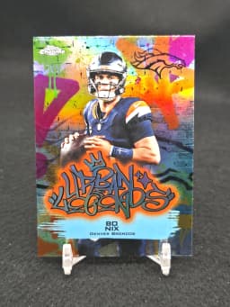 Bo Nix #UL-21 2025 Topps Chrome Football Urban Legends