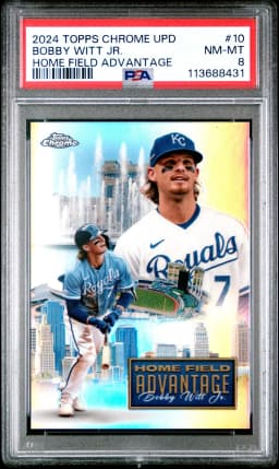 Bobby Witt Jr. #HFAC-10 2024 Topps Chrome Update Baseball Home Field Advantage