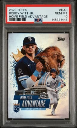 Bobby Witt Jr. #HA-8 2025 Topps Baseball Home Field Advantage