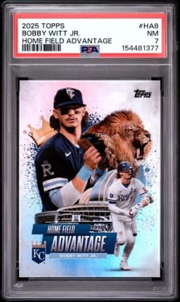 Bobby Witt Jr. #HA-8 2025 Topps Series 1 Baseball - Celebration Series Home Field Advantage