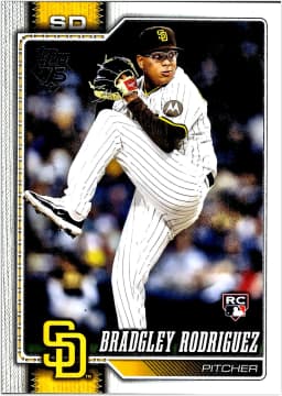 Bradgley Rodriguez #42 Rookie Card 2026 Topps Series 1