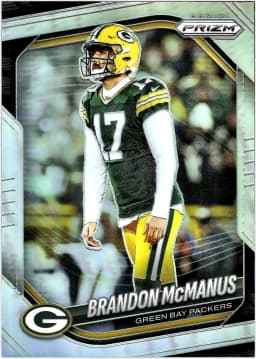 Brandon McManus #290 2025 Panini Prizm Silver
