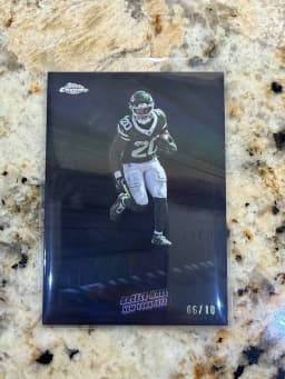 Breece Hall #SE-16 2025 Topps Chrome Football Shadow Etch
