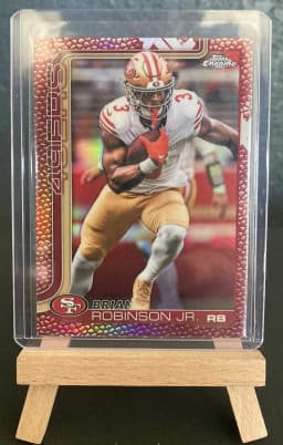 Brian Robinson Jr. #296 2025 Topps Chrome Football
