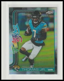 Brian Thomas Jr. #FS-4 2025 Topps Chrome Football Future Stars