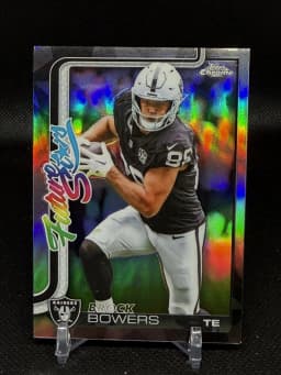 Brock Bowers #FS-21 2025 Topps Chrome Football Future Stars
