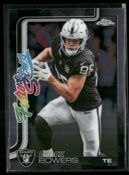 Brock Bowers #FS-21 2025 Topps Chrome Football Future Stars