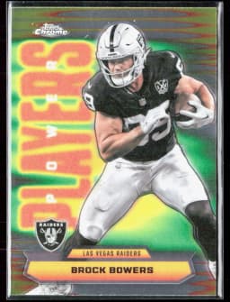 Brock Bowers #PP-31 2025 Topps Chrome Football Power Players