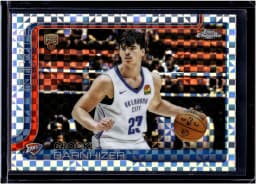 Brooks Barnhizer #295 Rookie Card 2025-26 Topps Chrome X-Fractor
