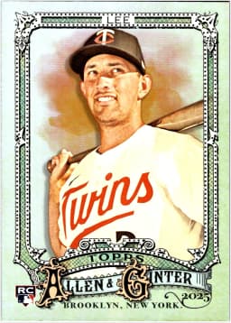 Brooks Lee #73 Rookie Card 2025 Topps Allen & Ginter Silver Portrait