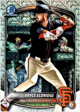 Bryce Eldridge #BCP-180 2025 Bowman Chrome Prospects Mojo