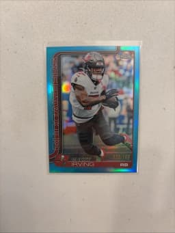 Bucky Irving #FSA-BI 2025 Topps Chrome Football Future Stars Autographs
