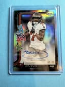 Bucky Irving #FSA-BI 2025 Topps Chrome Football Future Stars Autographs