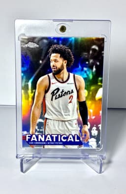 Cade Cunningham #FAN-7 2025-26 Topps Chrome Basketball Fanatical