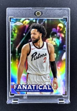 Cade Cunningham #FAN-7 2025-26 Topps Chrome Basketball Fanatical