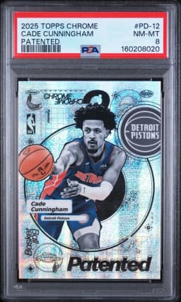 Cade Cunningham #PD-12 2025-26 Topps Chrome Basketball Patented