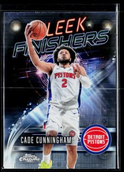 Cade Cunningham #SF-14 2025-26 Topps Chrome Basketball Sleek Finishers