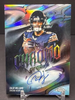 Caleb Williams #CG-CW 2025 Topps Chrome Football Chromographs