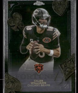 Caleb Williams #F15-16 2025 Topps Chrome Football Fortune 15