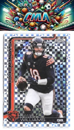 Caleb Williams #HX-5 2025 Topps Chrome Football Helix