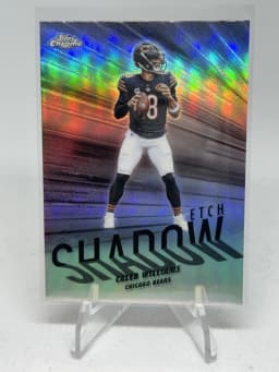 Caleb Williams #SE-7 2025 Topps Chrome Football Shadow Etch